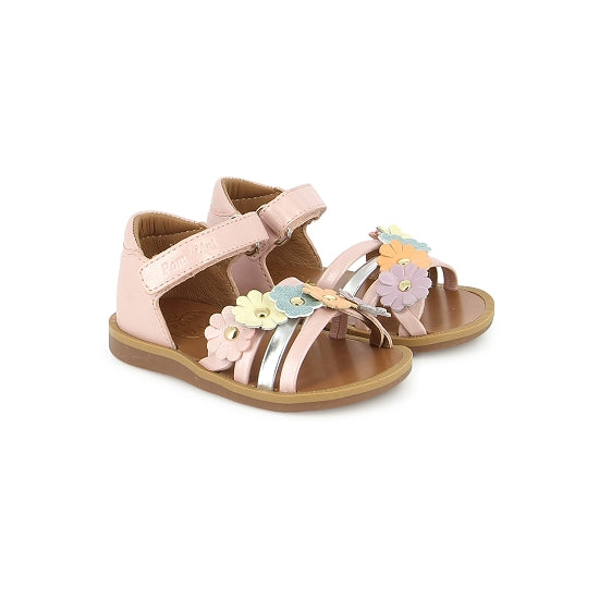 סנדלים POPPY MULTI FLO - ROSE-MUTLI