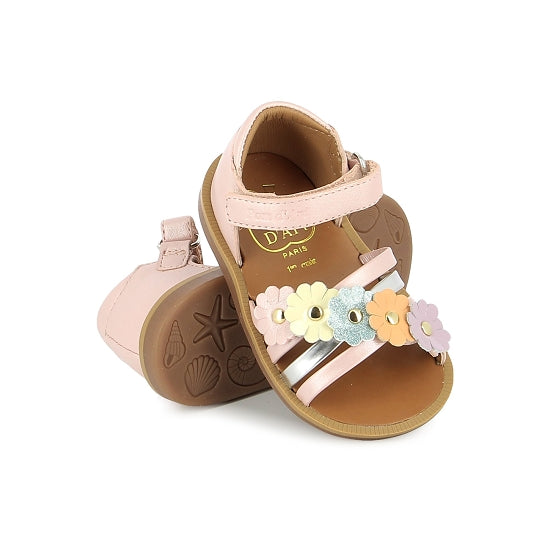 סנדלים POPPY MULTI FLO - ROSE-MUTLI