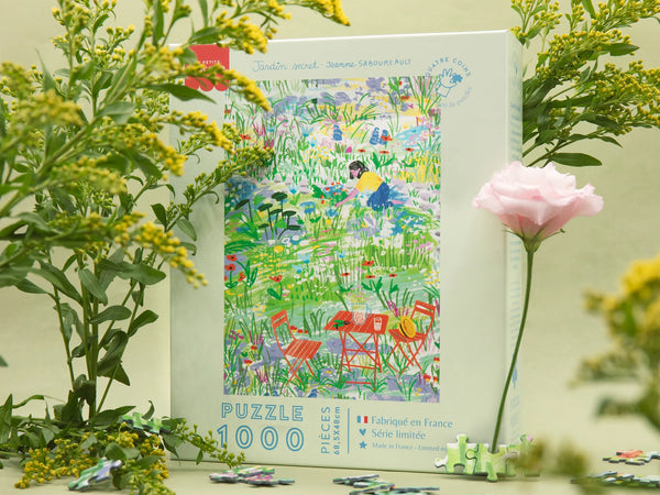 פאזל Jardin secret מאת ז'אן סבורו – 1000 חלקים