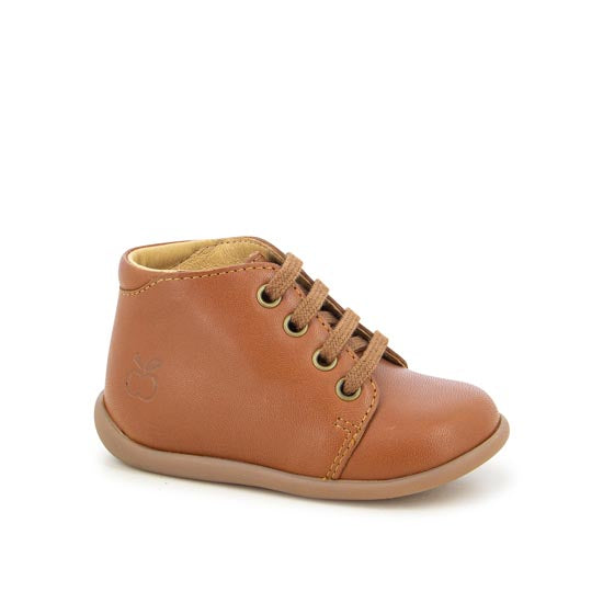 STAND-UP BOTTINE BOOTS CAMEL