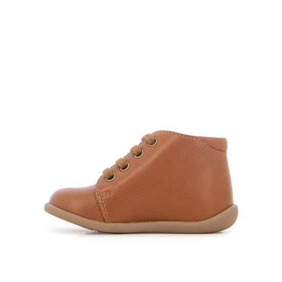 STAND-UP BOTTINE BOOTS CAMEL