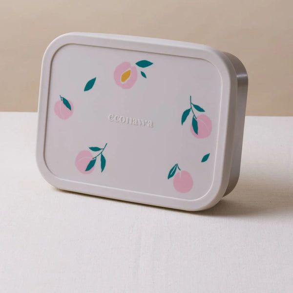 LARGE KUMO BENTO PEACH קופסת אוכל נירוסטה