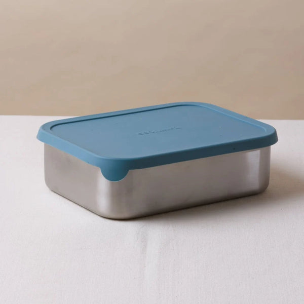 LARGE KUMO BENTO BLUE קופסת אוכל נירוסטה