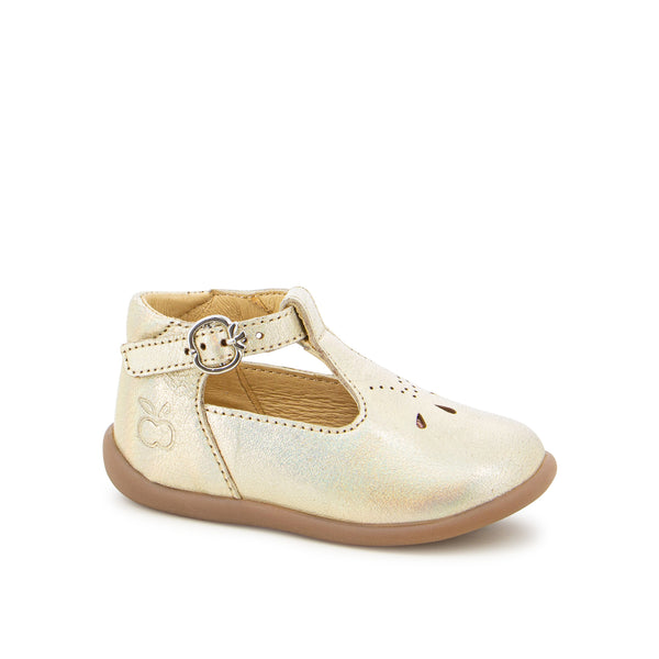 STAND-UP SALOME SANDALS PLATINE