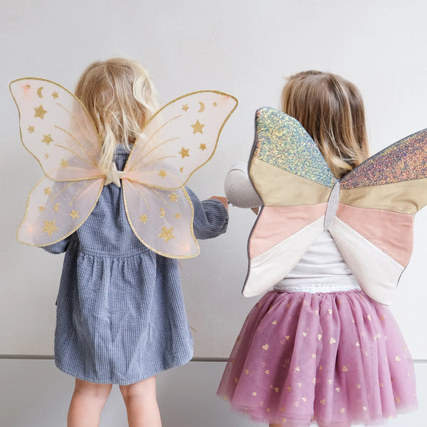 Super starry night pink wings Mimi & Lula