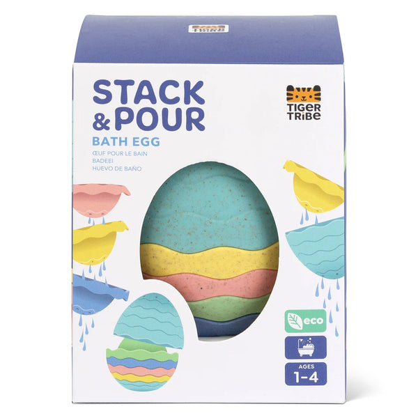 Stack & Pour – ביצת אמבטיה לערימה ומזיגה