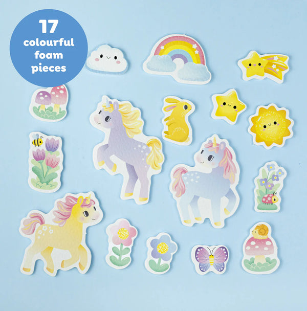 יצירה באמבטיה – Unicorn Tales