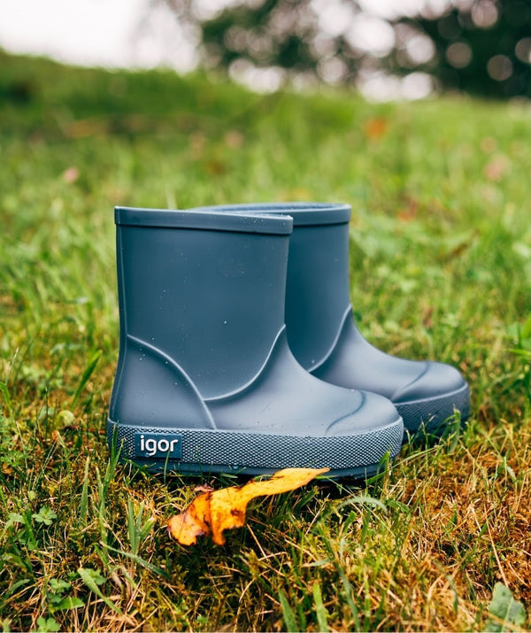 מגפי גשם IGOR YOGI BAREFOOT OIL BLUE