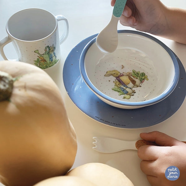 צלחת כחולה פיטר הארנב (קוטר 20)