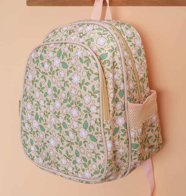 A little lovely company kids' backpack תיק גב Blossoms - pink