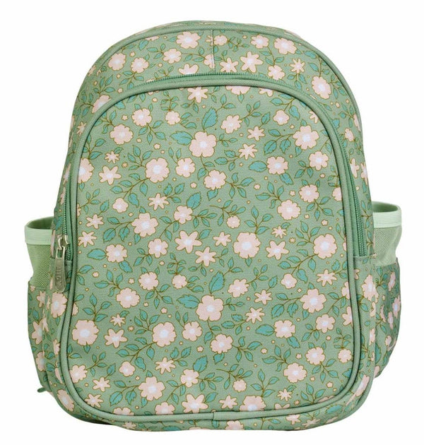 A little lovely company kids' backpack תיק גב Blossoms - sage