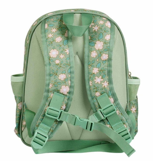 A little lovely company kids' backpack תיק גב Blossoms - sage