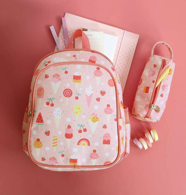 A little lovely company kids' backpack תיק גב ICE-CREAM