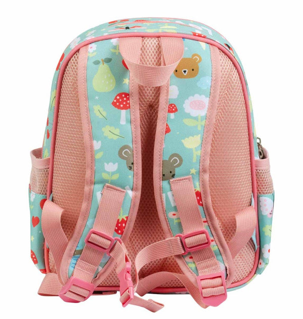 A little lovely company kids' backpack תיק גב MINT CHEERFUL PRINT