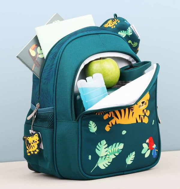 A Little Lovely Company kids' backpack תיק גב Jungle tiger