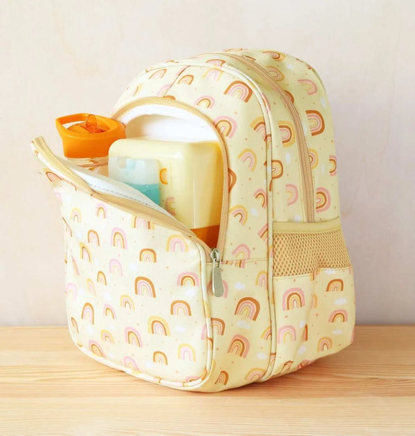 A little lovely company kids' backpack תיק גב Rainbows