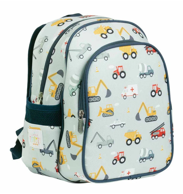 A Little Lovely Company kids' backpack תיק גב Vehicles