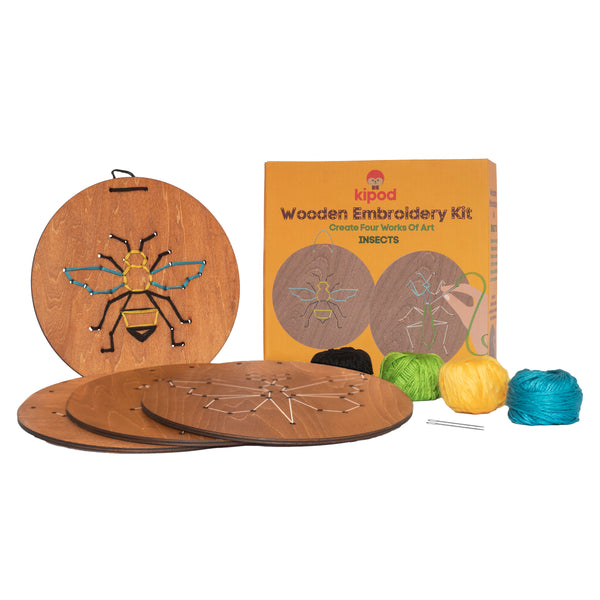 ריקמה על עץ – חרקים