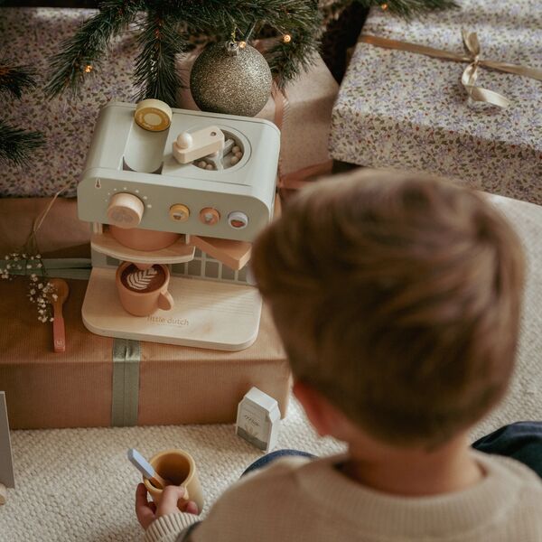 מכונת קפה מעץ