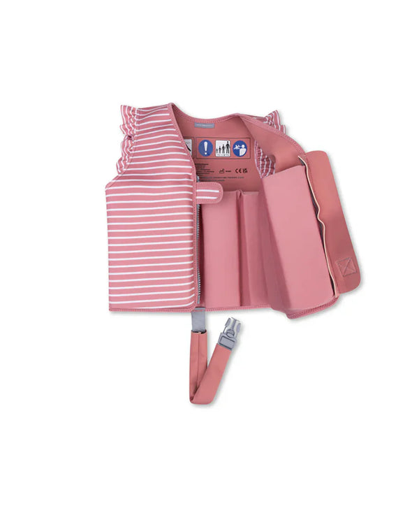 (לגילאי 2–1 שנים) אפוד ציפה PINK STRIPES