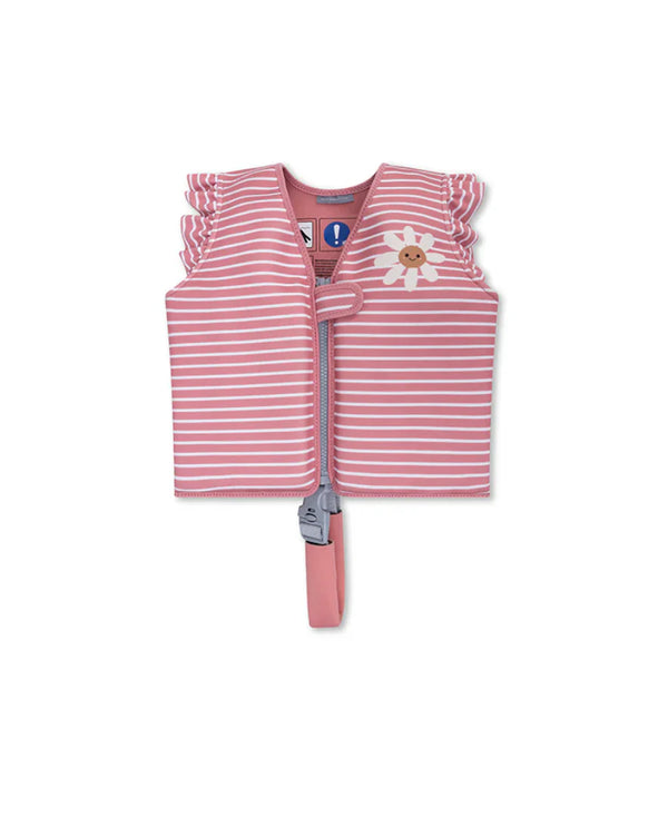 (לגילאי 2–1 שנים) אפוד ציפה PINK STRIPES