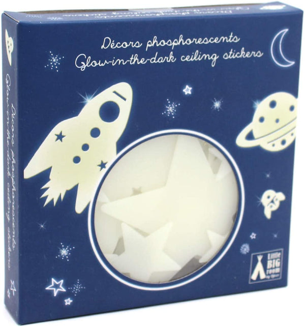 מדבקות זוהרות בחושך - חלל