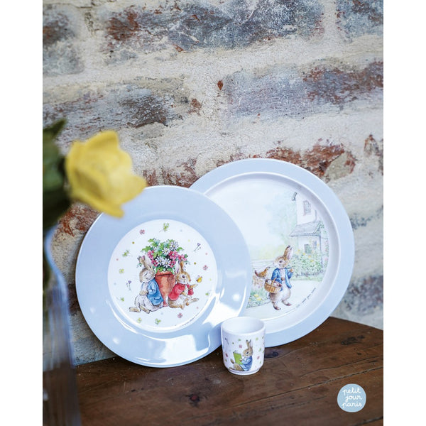 צלחת כחולה פיטר הארנב (קוטר 20)