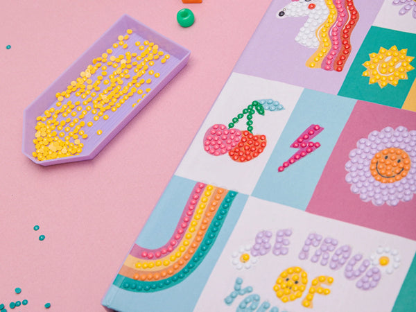 ערכת ציור יהלום לילדים - מחברת סודית