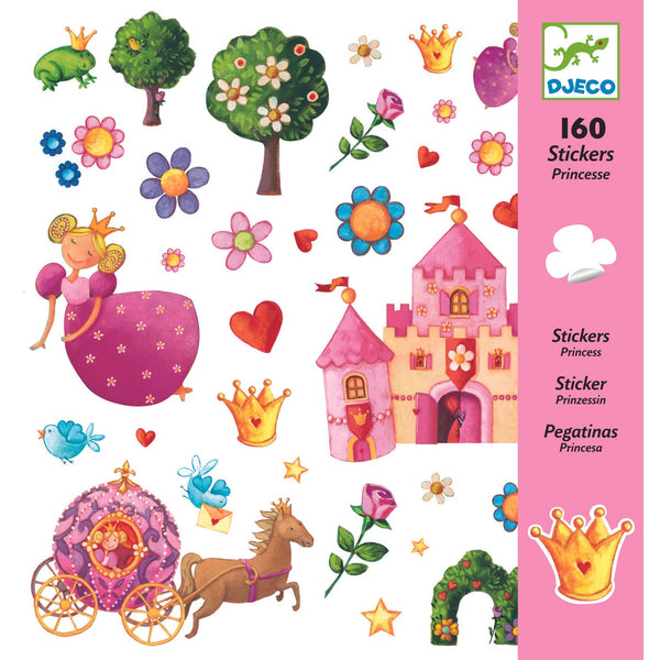 יצירה - 160 מדבקות נסיכות