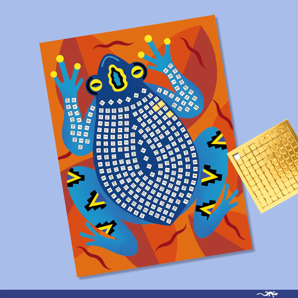 יצירה מוזאיקה נצנצים-ג'ונגל