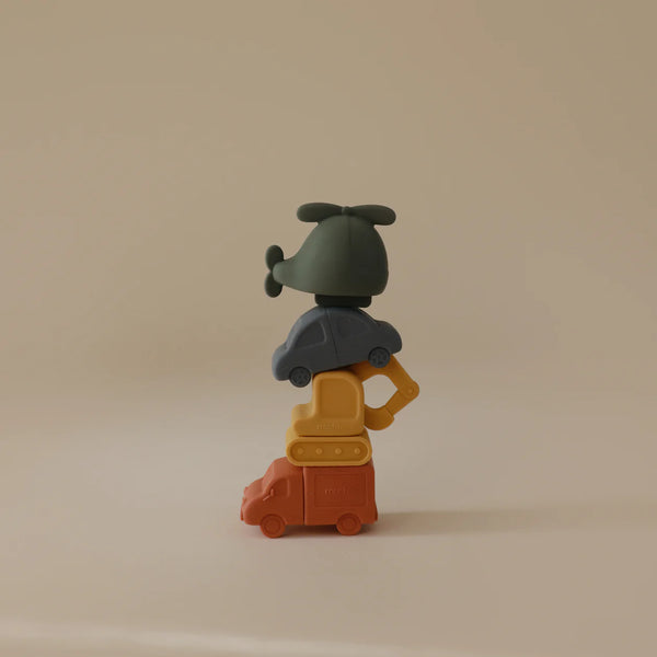 סט משחקי אמבטיה ללא עובש של כלי רכב