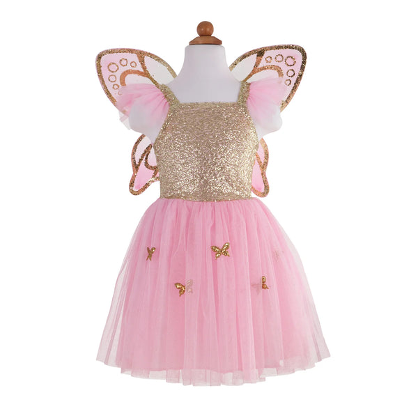 Gold Butterfly Dress and wings