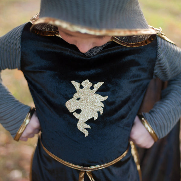 Golden Knight Tunic Cape and Crown