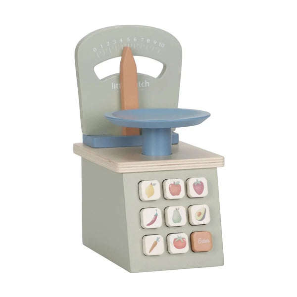 משקל עץ קטן בצבע מנטה