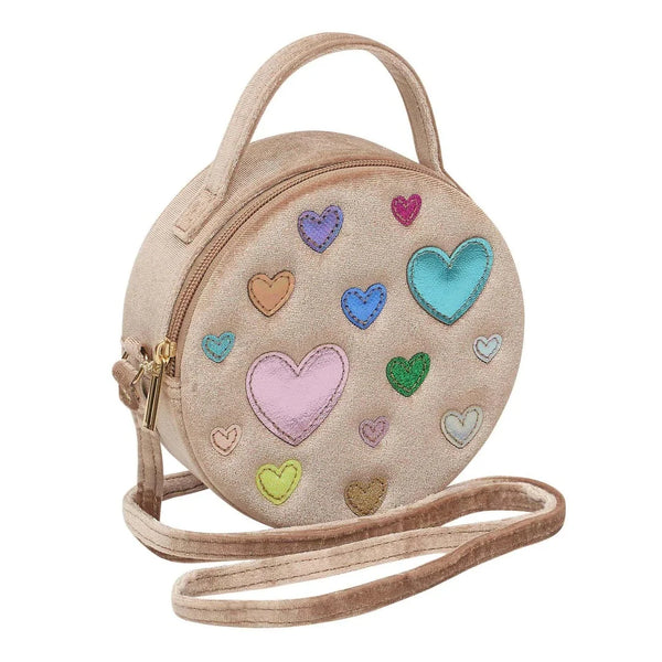 ROUND VELVET HEARTS תיק
