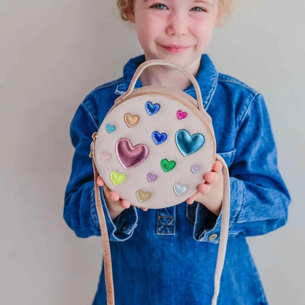 ROUND VELVET HEARTS תיק
