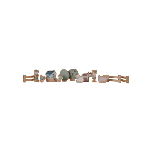 מסילת רכבת מעץ – חווה קטנה