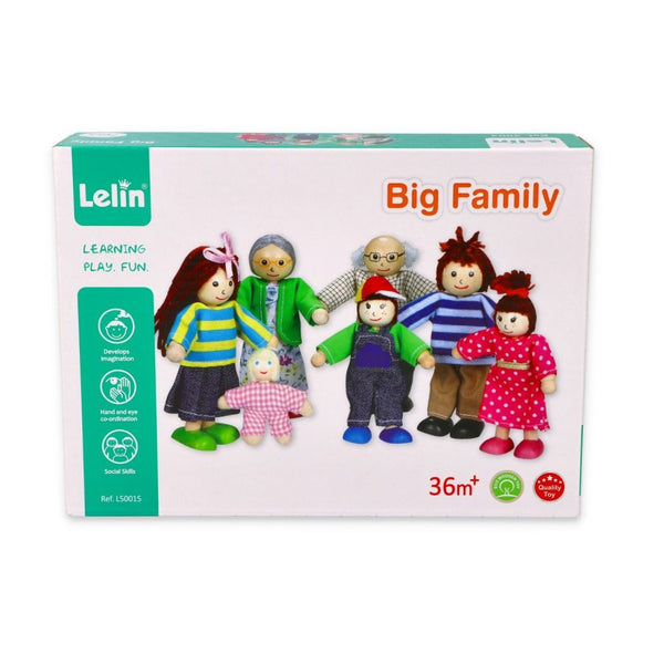 Set of small dolls - Family