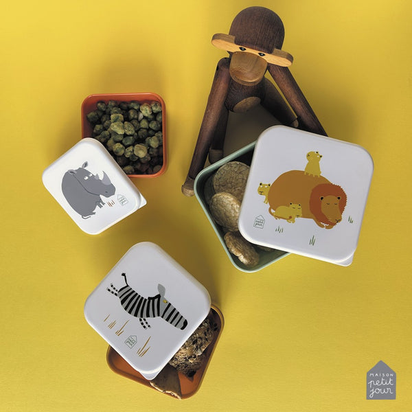 סט קופסאות אוכל- סוואנה