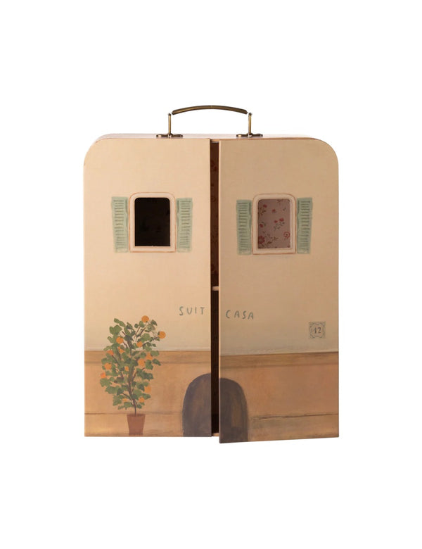 SuitCasa לעכברים Maileg – בית בובות נייד