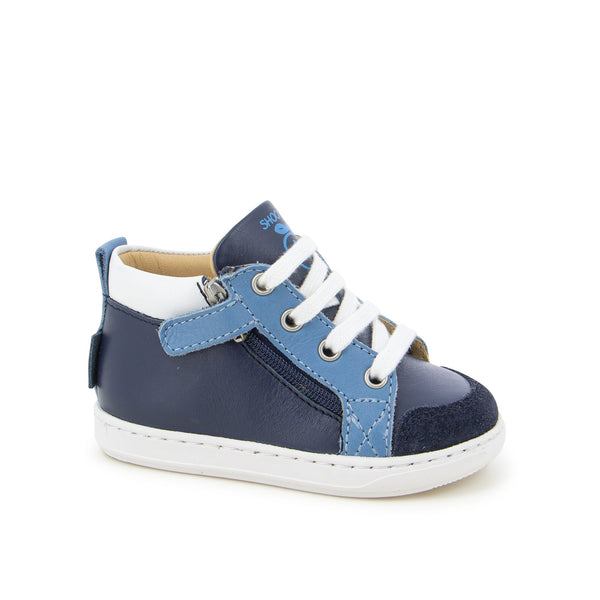 Bouba Bi Zip leather sneakers