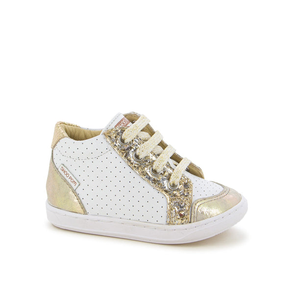 Bouba Zip Box leather sneakers