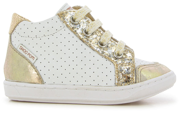 Bouba Zip Box leather sneakers