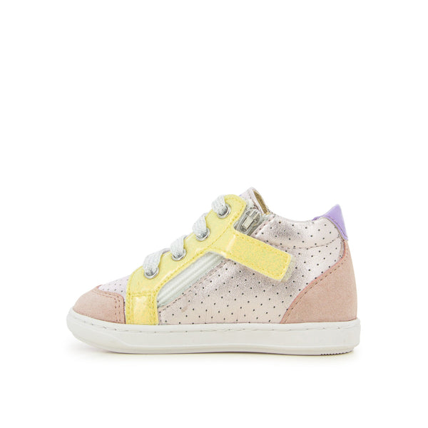 BOUBA ZIP BOX SNEAKERS CRYSTAL PINK